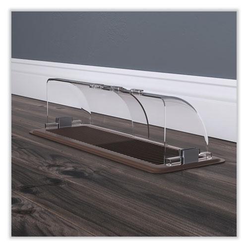 Premium Unbreakable Air Deflector, 3.87 x 9 x 2.75, Clear. Picture 7