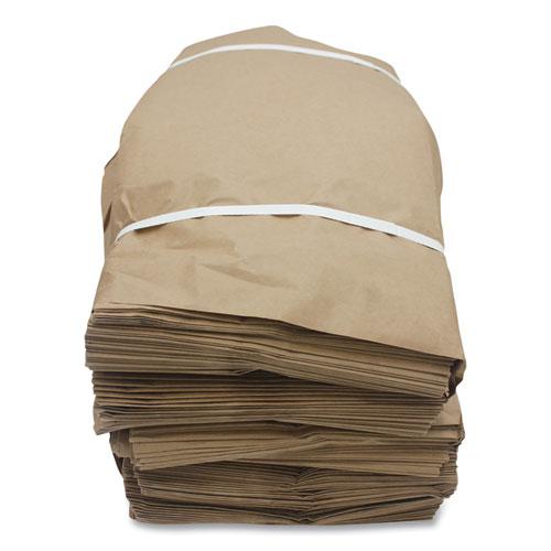 Kraft Paper Bags, 10" x 6" x 13", Kraft, 250/Carton. Picture 2