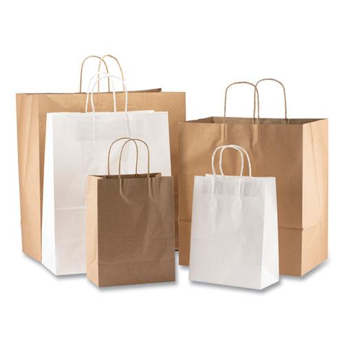 Kraft Paper Bags, 8" x 5" x 11", Kraft, 250/Carton. Picture 4