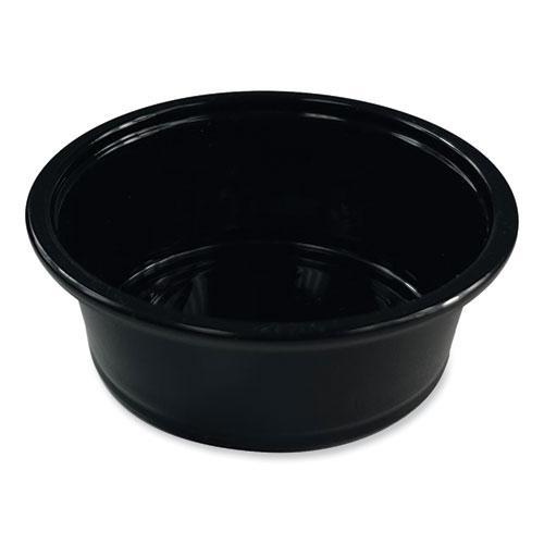 Souffle/Portion Cups, 1.5 oz, Polypropylene, Black, 2,500/Carton. Picture 3