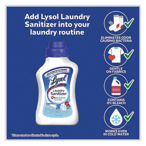 Laundry Sanitizer, Liquid, Crisp Linen, 90 oz, 4/Carton. Picture 4