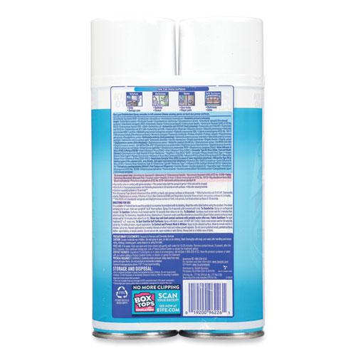 Disinfectant Spray, Crisp Linen, 19 oz Aerosol Spray, 2/Pack, 4 Packs/Carton. Picture 8
