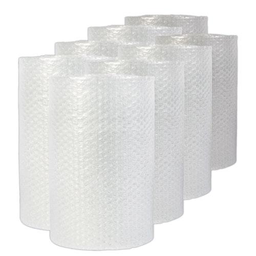Bubble Packaging, 0.19" Thick, 12" x 200 ft, Perforated Every 12", Clear, 8/Carton. Picture 1