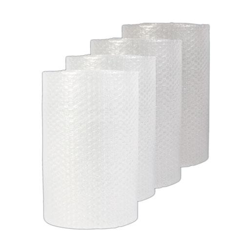 Bubble Packaging, 0.31" Thick, 12" x 125 ft, Perforated Every 12", Clear, 4/Carton. Picture 1