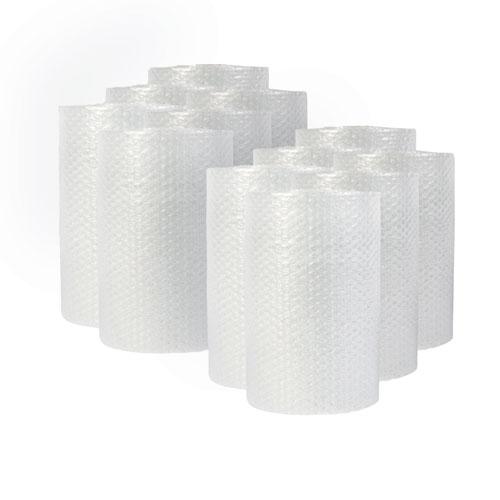 Bubble Packaging, 0.19" Thick, 12" x 10 ft, Perforated Every 12", Clear, 12/Carton. Picture 1