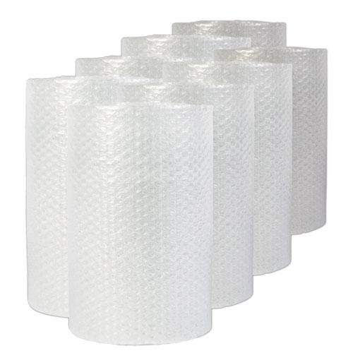 Bubble Packaging, 0.19" Thick, 24" x 50 ft, Perforated Every 24", Clear, 8/Carton. Picture 1