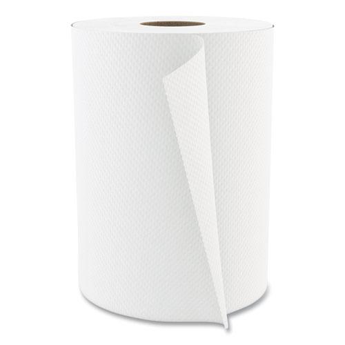 Select Roll Paper Towels, 1-Ply, 7.88" x 350 ft, White, 12 Rolls/Carton. Picture 1