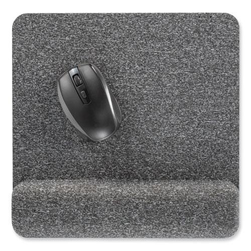 Premium Plush Mouse Pad, 11.8 x 11.6, Gray. Picture 1