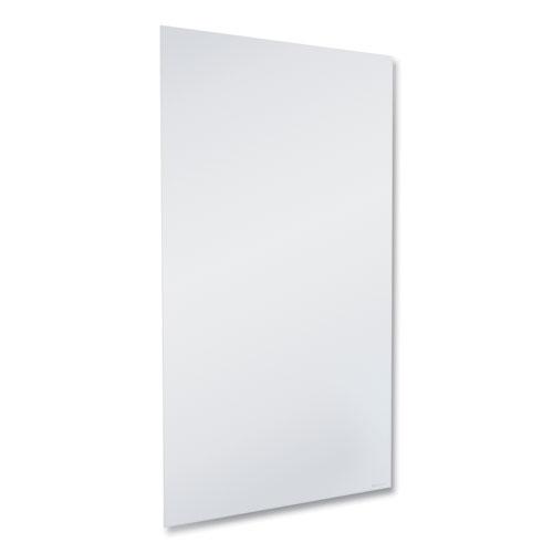 InvisaMount Vertical Magnetic Glass Dry-Erase Boards, 48 x 85, White Surface. Picture 5
