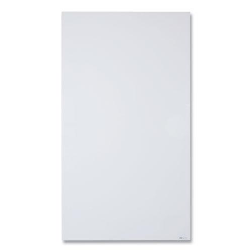 InvisaMount Vertical Magnetic Glass Dry-Erase Boards, 48 x 85, White Surface. Picture 1