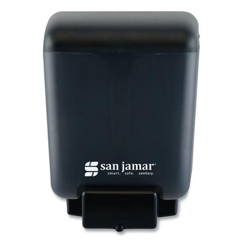 Classic Bulk Soap Dispenser, 30 oz, 3.97 x 4.92 x 6.64, Black. Picture 4