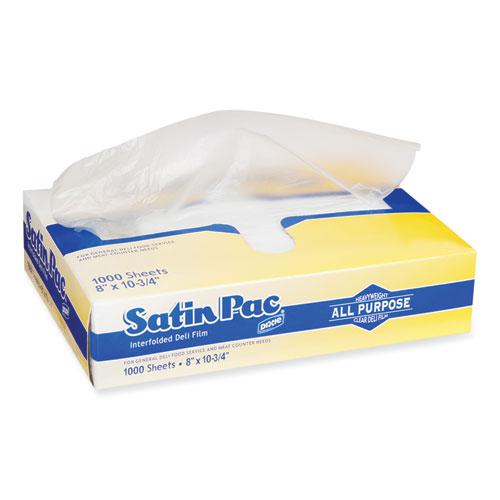 Satin-Pac High Density Polyethylene Film Sheets, 8 x 10.75, 1,000/Pack, 10 Packs/Carton. Picture 3