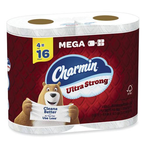 Ultra Strong Bathroom Tissue, Septic Safe, 2-Ply, White, 242 Sheet/Roll, 4/Pack, 8 Packs/Carton. Picture 4