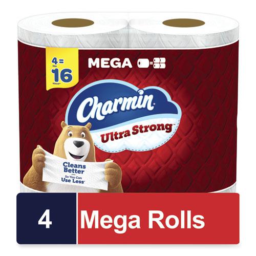 Ultra Strong Bathroom Tissue, Septic Safe, 2-Ply, White, 242 Sheet/Roll, 4/Pack, 8 Packs/Carton. Picture 1