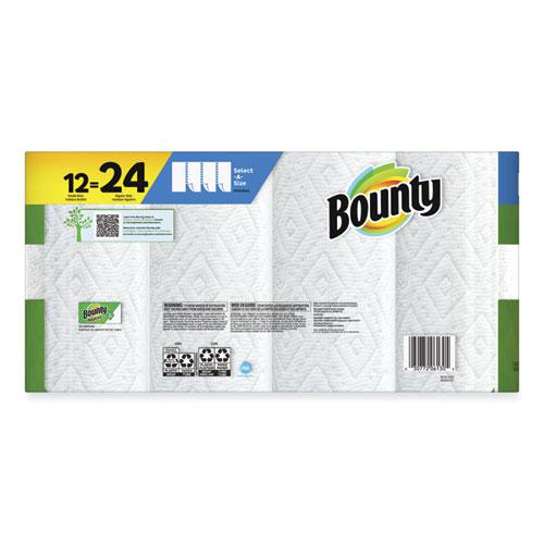Select-a-Size Kitchen Roll Paper Towels, 2-Ply, 5.9 x 11, White, 90 Sheets/Double Roll, 12 Rolls/Carton. Picture 3