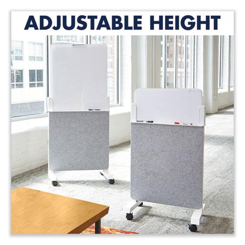 Agile Glass Dry-Erase Easel, 25.5 x 60.5, White Surface. Picture 4