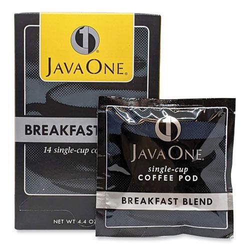 Coffee Pods, Breakfast Blend, Single Cup, 14/Box. Picture 1