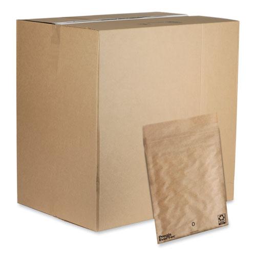 EverTec Curbside Recyclable Padded Mailer, #0, Kraft Paper, Self-Adhesive Closure, 7 x 9, Brown, 300/Carton. Picture 1