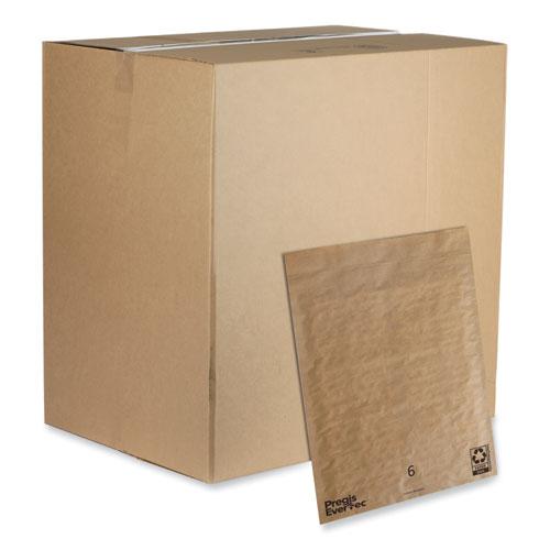 EverTec Curbside Recyclable Padded Mailer, #6, Kraft Paper, Self-Adhesive Closure, 14 x 18, Brown, 50/Carton. Picture 1