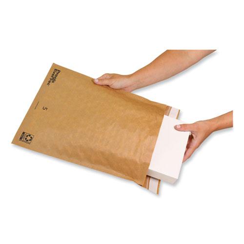 EverTec Curbside Recyclable Padded Mailer, #5, Kraft Paper, Self-Adhesive Closure, 12 x 15, Brown, 100/Carton. Picture 2