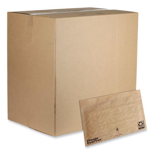 EverTec Curbside Recyclable Padded Mailer, #4, Kraft Paper, Self-Adhesive Closure, 14 x 9, Brown, 150/Carton. Picture 1