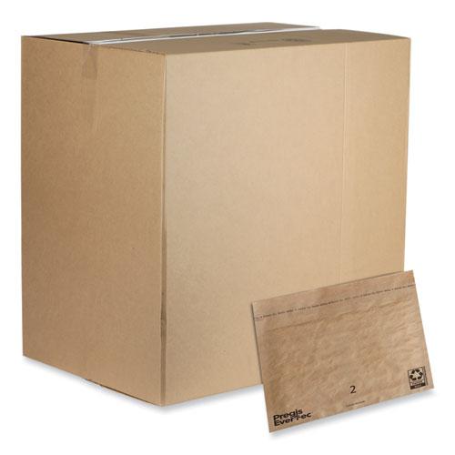 EverTec Curbside Recyclable Padded Mailer, #2, Kraft Paper, Self-Adhesive Closure, 12 x 9, Brown, 100/Carton. Picture 1