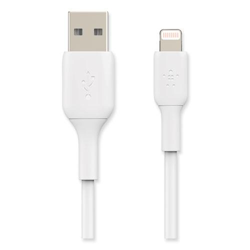 BOOST CHARGE Apple Lightning to USB-A ChargeSync Cable, 9.8 ft, White. Picture 3