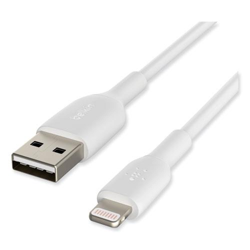 BOOST CHARGE Apple Lightning to USB-A ChargeSync Cable, 9.8 ft, White. Picture 6
