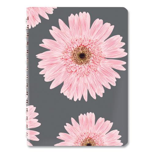 Pink Ribbon Essential Daily Appointment Book, Daisy Artwork, 8 x 5, Navy/Gray/Pink Cover, 12-Month (Jan to Dec): 2024. Picture 2