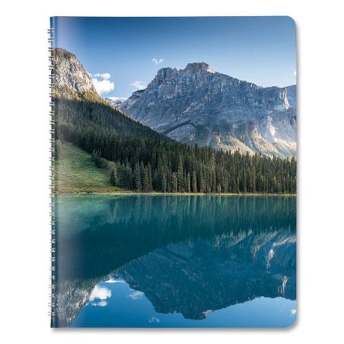 Mountains 14-Month Planner, Mountains Photography, 11 x 8.5, Blue/Green Cover, 14-Month (Dec to Jan): 2023 to 2025. Picture 3