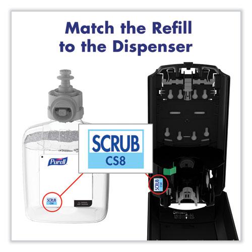 Waterless Surgical Scrub Gel Hand Sanitizer, 1,200 mL Refill Bottle, Fragrance-Free, For CS-8 Dispenser, 2/Carton. Picture 3