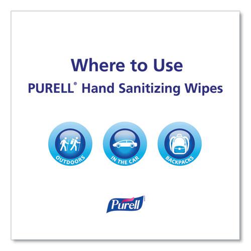 Hand Sanitizing Wipes Alcohol Formula, 6 x 7, Unscented, White, 175/Canister, 6 Canisters/Carton. Picture 6