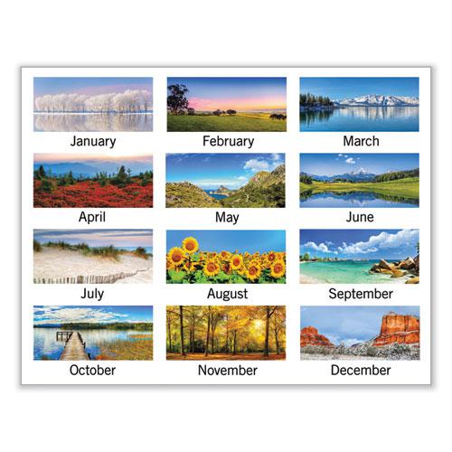 Landscape Monthly Wall Calendar, Landscapes Photography, 12 x 12, White/Multicolor Sheets, 12-Month (Jan to Dec): 2024. Picture 3