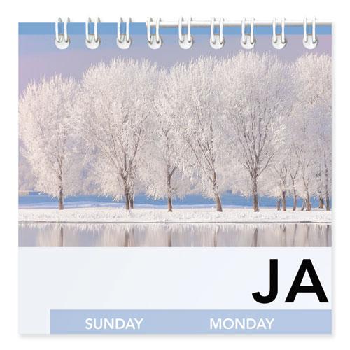 Landscape Monthly Wall Calendar, Landscapes Photography, 12 x 12, White/Multicolor Sheets, 12-Month (Jan to Dec): 2024. Picture 6