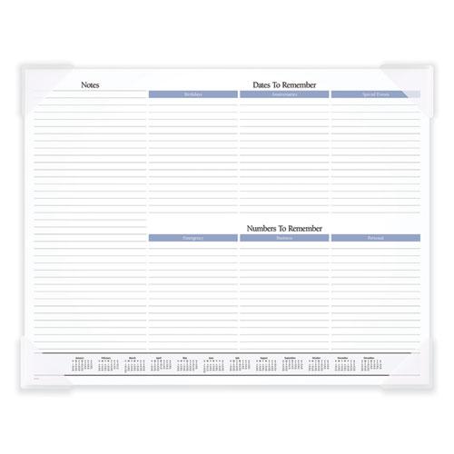 Seascape Panoramic Desk Pad, Seascape Panoramic Photography, 22 x 17, White Sheets, Clear Corners, 12-Month (Jan-Dec): 2024. Picture 5