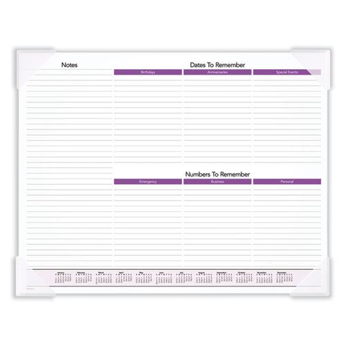 Puppies Monthly Desk Pad Calendar, Puppies Photography, 22 x 17, White Sheets, Clear Corners, 12-Month (Jan to Dec): 2024. Picture 5