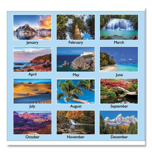 Scenic Monthly Wall Calendar, Scenic Landscape Photography, 15.5 x 22.75, White/Multicolor Sheets, 12-Month (Jan-Dec): 2024. Picture 3