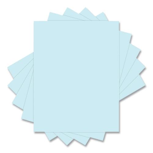 30% Recycled Colored Paper, 20 lb Bond Weight, 8.5 x 11, Blue, 500/Ream. Picture 2