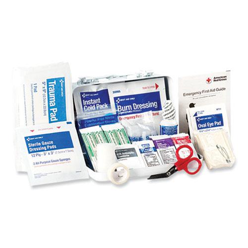 ANSI 2021 First Aid Kit for 10 People, 76 Pieces, Metal Case. Picture 3