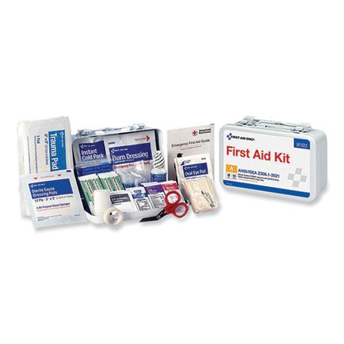 ANSI 2021 First Aid Kit for 10 People, 76 Pieces, Metal Case. Picture 5