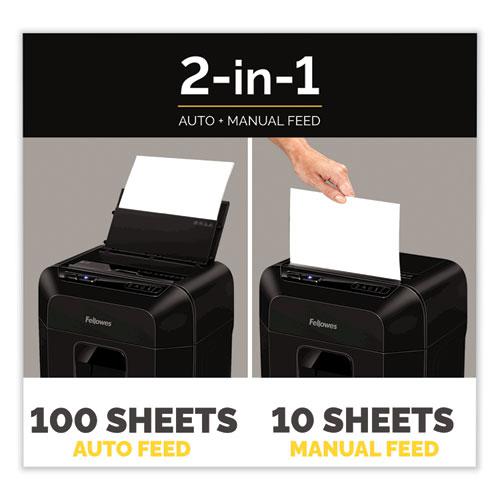 AutoMax 100MA Micro-Cut Shredder, 100 Auto/ 10 Manual Sheet Capacity. Picture 8