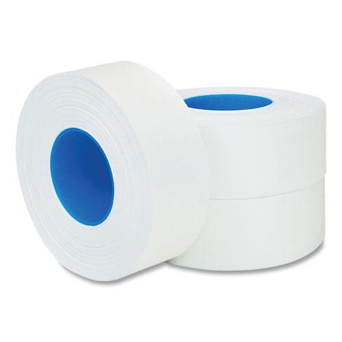 One-Line Pricemarker Labels, White, 1,200 Labels/Roll, 3 Rolls/Pack. Picture 1