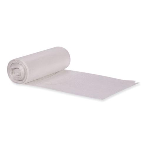 Eco Blend Max Can Liners, 33 gal, 0.8 mil, 33" x 39", Clear, 25 Bags/Roll, 8 Rolls/Carton. Picture 1