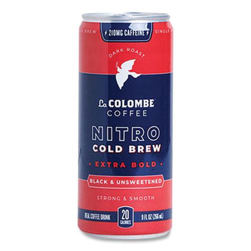 Cold Brew Coffee, Nitro Extra Bold, 9 oz Can, 12/Carton. Picture 1
