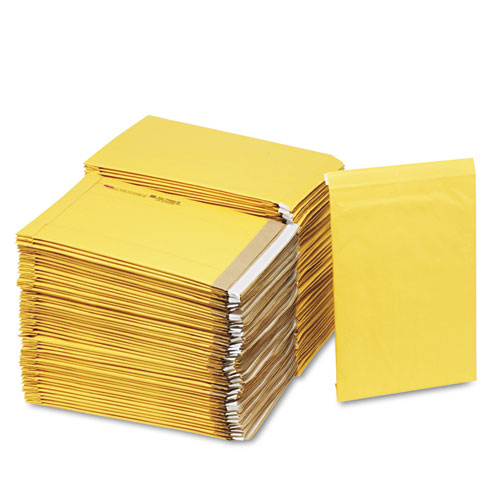Jiffy Padded Mailer, #5, Paper Padding, Self-Adhesive Closure, 10.5 x 16, Golden Kraft, 100/Carton. Picture 1