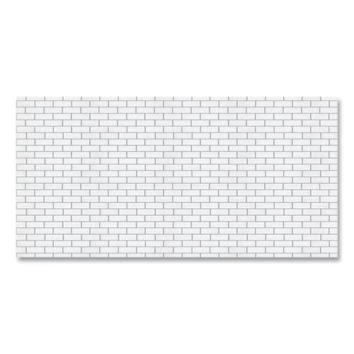 Fadeless Paper Roll, 50 lb Bond Weight, 48 x 50 ft, White Subway Tile. Picture 1