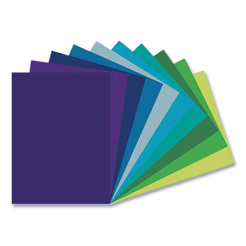 Tru-Ray Construction Paper, 76 lb Text Weight, 9 x 12, Cool Assorted Colors, 150/Pack. Picture 3
