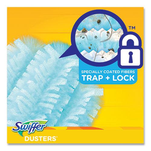 Dusters Starter Kit, Dust Lock Fiber, 6" Handle, Blue/Yellow, Gain Scent. Picture 3