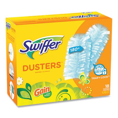 Dusters Refill, Dust Lock Fiber, Blue, Gain Original Scent, 18/Pack. Picture 1
