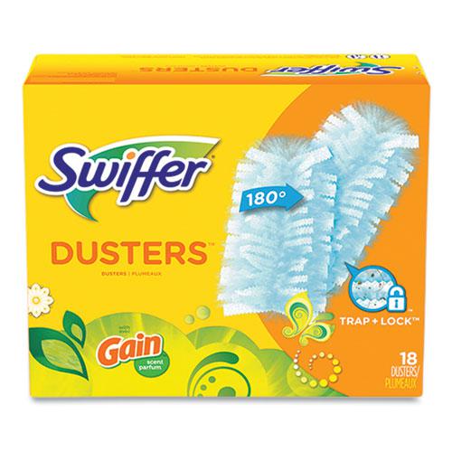 Dusters Refill, Dust Lock Fiber, Blue, Gain Original Scent, 18/Pack. Picture 6